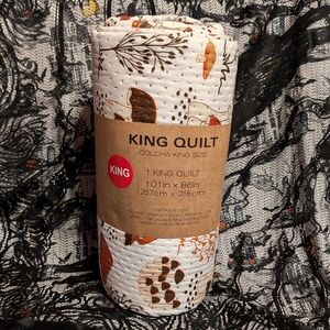 🆕 Fall Mushroom Quilt Blanket